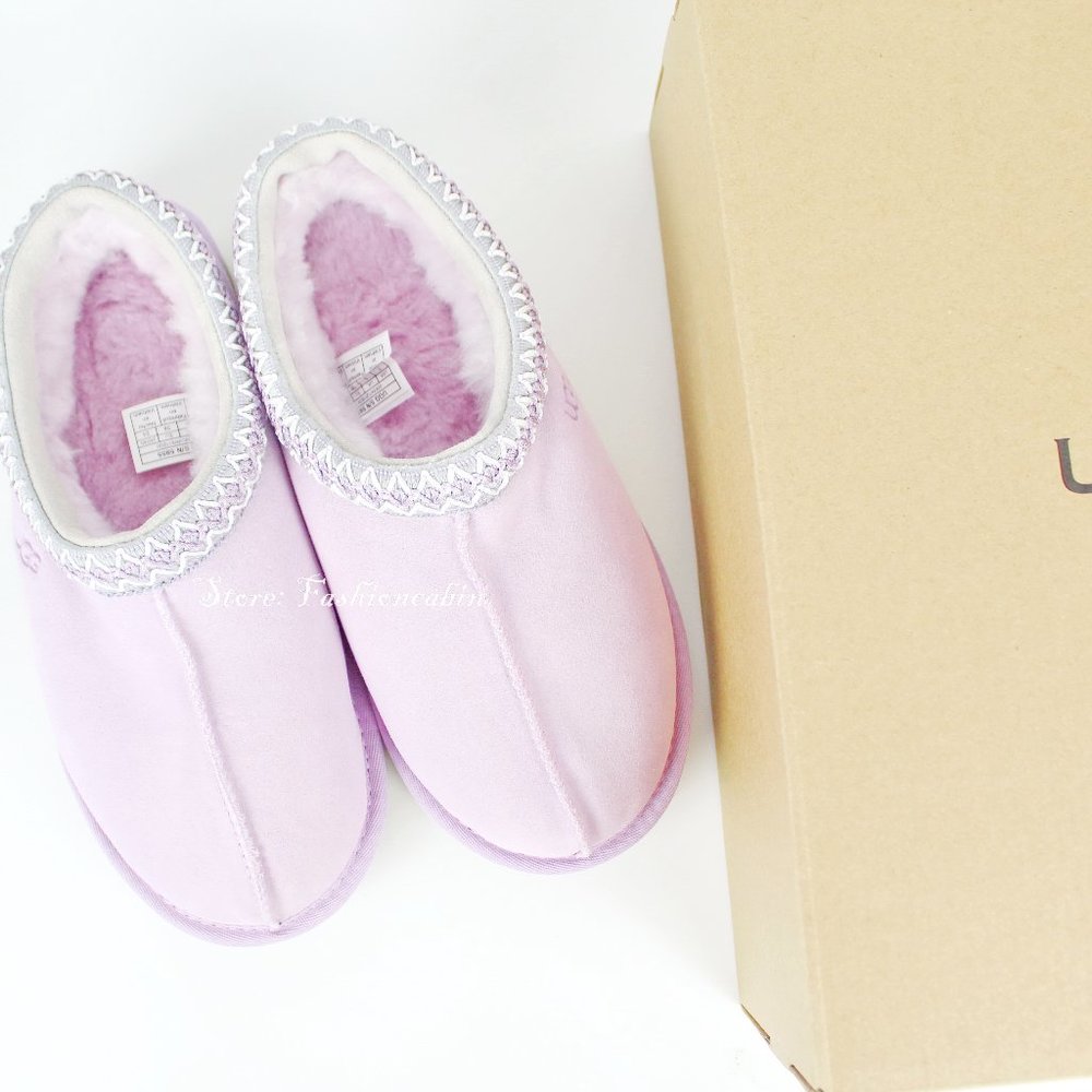 NEW UGG Suede Wool Lined Slip-on Slipper - Picture 2 of 12